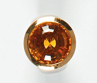 Citrinring ca. 15 ct - Diamanten und exklusive Farbsteinvarietäten