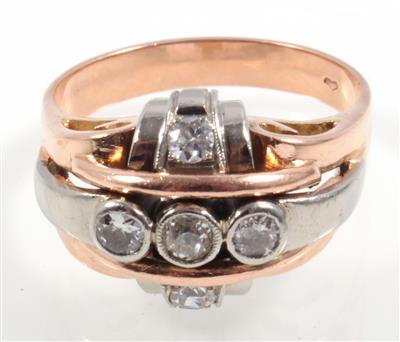Diamantring zus. ca. 0,35 ct - Jewellery