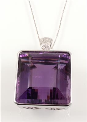 Brillant Amethystanhänger - Schmuck