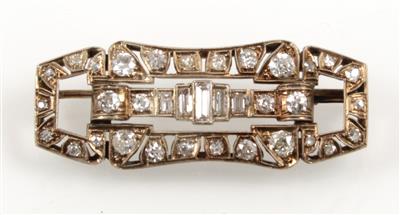 Diamantbrosche zus. ca. 1,60 ct - Jewellery