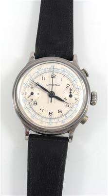 Armbanduhr mit Schleppzeiger Chronograph bezeichnet Lowenthal - Gioielli