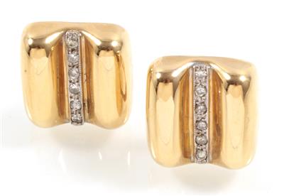 Diamantohrclips zus. ca. 0,50 ct - Jewellery