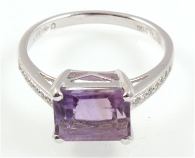 Brillant Amethystring - Schmuck