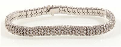 Brillant Fassonarmband zus. ca. 6,60 ct - Schmuck