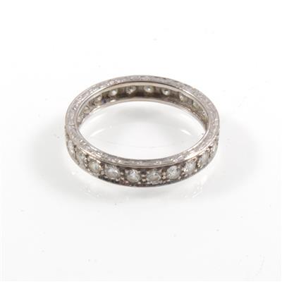 Brillantmemoryring zus. ca. 0,80 ct - Klenoty