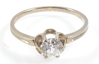 Altschliffbrillantsolitärring ca. 0,68 ct - Schmuck