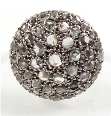 Diamantrautenring zus. ca. 0,55 ct - Jewellery