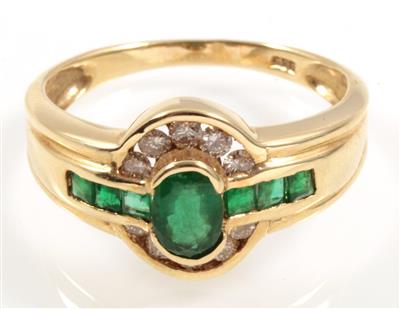 Brillant Smaragring - Jewellery
