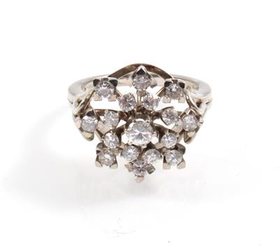 Brillantdamenring zus. ca. 0,90 ct - Schmuck