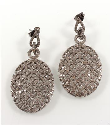Diamantohrgehänge zus. 3,10 ct - Jewellery