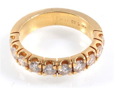 Brillantmemoryring zus. 1 ct - Klenoty