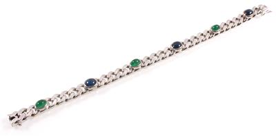Saphir Smaragdarmband - Jewellery