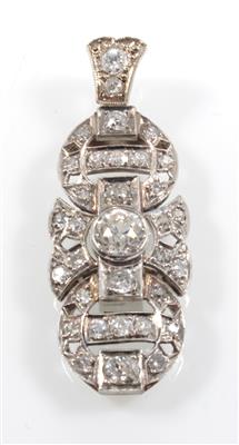 Altschliffdiamantanhänger zus. ca. 2,10 ct - Jewellery