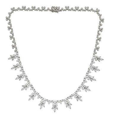 Diamantcollier zus.13,47 ct - Schmuck