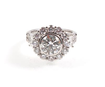 Diamantring zus. ca. 3,86 ct - Exclusive Diamonds and Gemstones