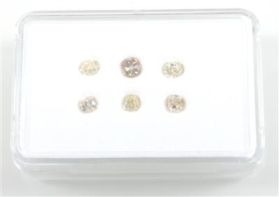 Lot lose Altschliffdiamanten zus. 2,62 ct M-S/si-p1 - Exklusive Diamanten und Farbsteine