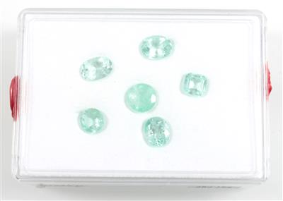 Lot lose Smaragde zus. 14,50 ct - Klenoty