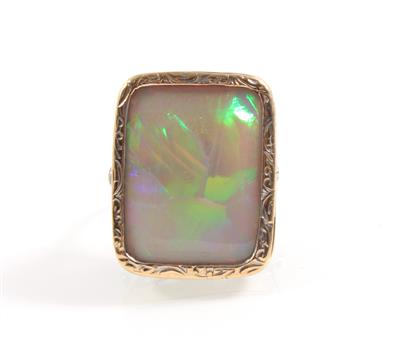 Weißer Opal Ring ca. 16 ct - Gioielli