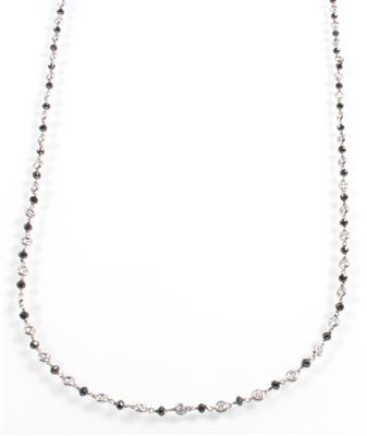 Wempe Diamantcollier zus. ca. 15,30 ct - Exklusive Diamanten und Farbsteine