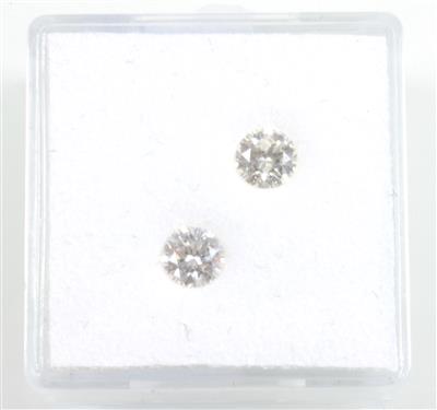 Zwei lose Brillanten zus. 0,71 ct - Exclusive Diamonds and Gemstones