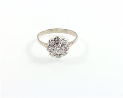 Brillantdamenring zus. ca. 0,50 ct - Schmuck Summersale