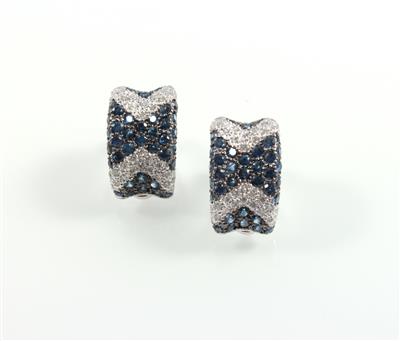 Brillantohrclips zus. 1,28 ct - Schmuck Summersale