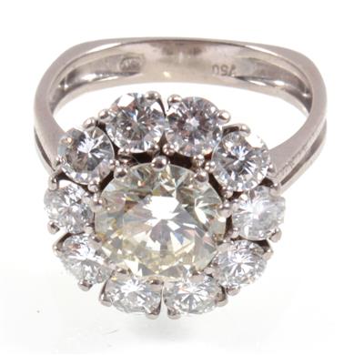 Brillantring zus. ca. 3,6 ct - Klenoty