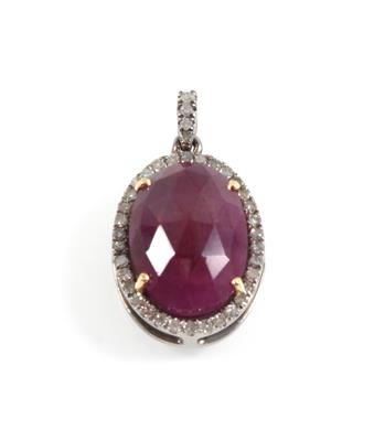 Korundanhänger 6,59 ct - Schmuck Summersale