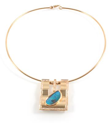 Opal Brillantcollier - Schmuck Summersale