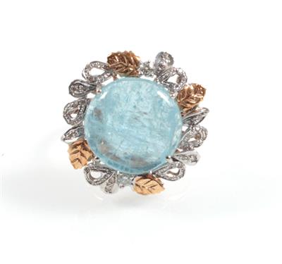 Aquamarinring ca. 9 ct - Schmuck Summersale