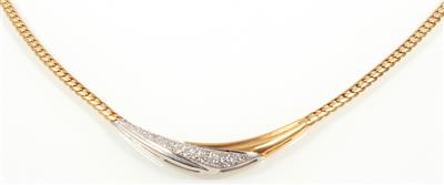 Brillantcollier zus. ca. 0,90 ct - Schmuck Summersale