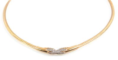 Brillantcollier zus. ca. 0,40 ct - Schmuck Summersale