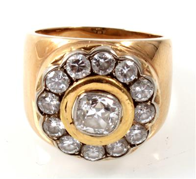 Diamantring zus. ca. 1,60 ct - Schmuck Summersale