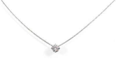 Brillant Solitäranhänger ca. 1 ct - Exklusive Diamanten und Farbsteine