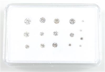 Lot lose Brillanten zus. 1,40 ct - Exklusive Diamanten und Farbsteine