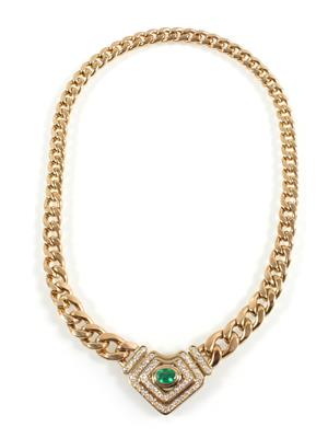 Brillant Smaragdcollier - Gioielli