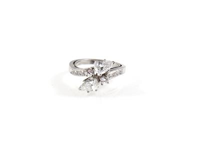 Brillant Diamantring zus. ca. 1,50 ct - Jewellery