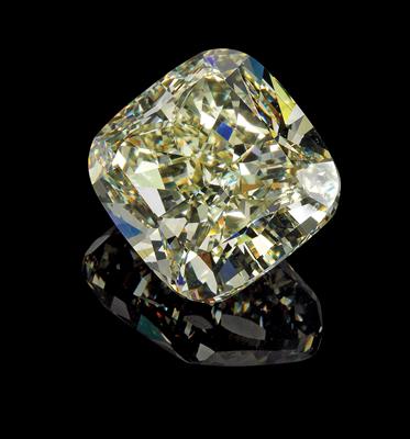 Fancy Green Yellow Natural Color Diamant 7,01 ct - Exklusive Diamanten und Farbsteine