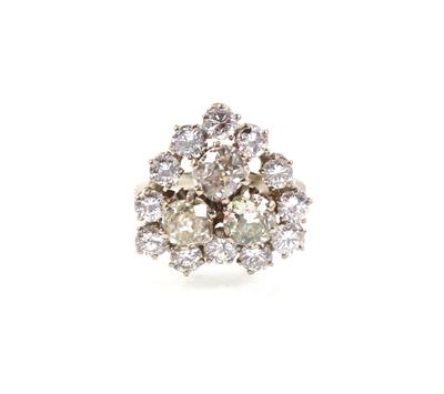 Brillantring zus. ca. 4 ct - Gioielli