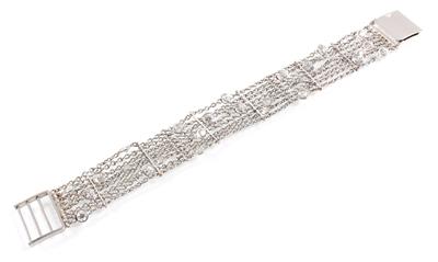 Diamantarmband zus. ca. 8 ct - Klenoty