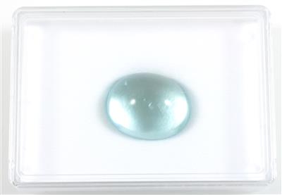 Loser Aquamarin im Cabochonschliff 72,21 ct - Exklusive Diamanten und Farbsteine