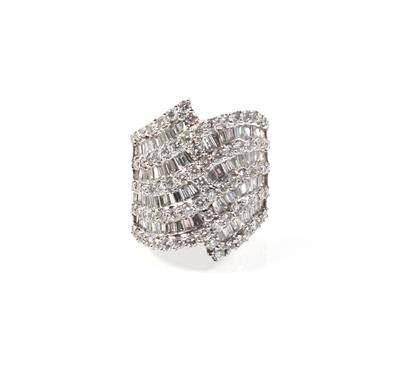 Diamantring zus. ca. 4 ct - Jewellery