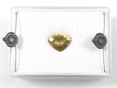 1 loser Beryll 13,31 ct - Exklusive Diamanten und Farbsteine