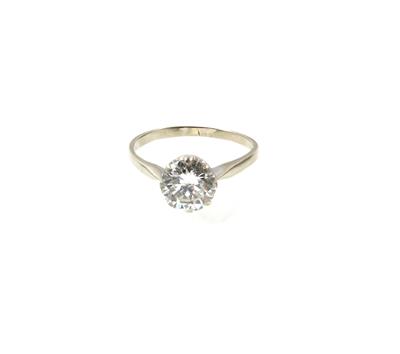 Brillantsolitär 2,08 ct - Exklusive Diamanten und Farbsteine