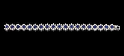 Brillant Saphirarmband - Exklusive Diamanten und Farbsteine