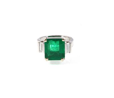 Diamant Smaragdring - Gioielli