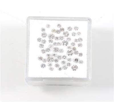 57 lose Brillanten zus. 1,82 ct - Exklusive Diamanten und Farbsteine