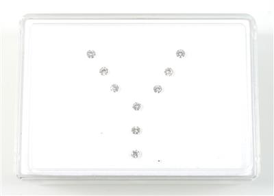 9 lose Brillanten zus. 0,982 ct - Jewellery