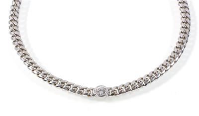 Brillantcollier zus. ca. 1,20 ct - Klenoty