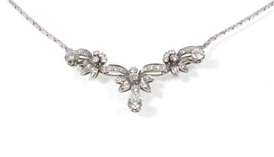 Brillantcollier zus. ca. 6,70 ct - Gioielli